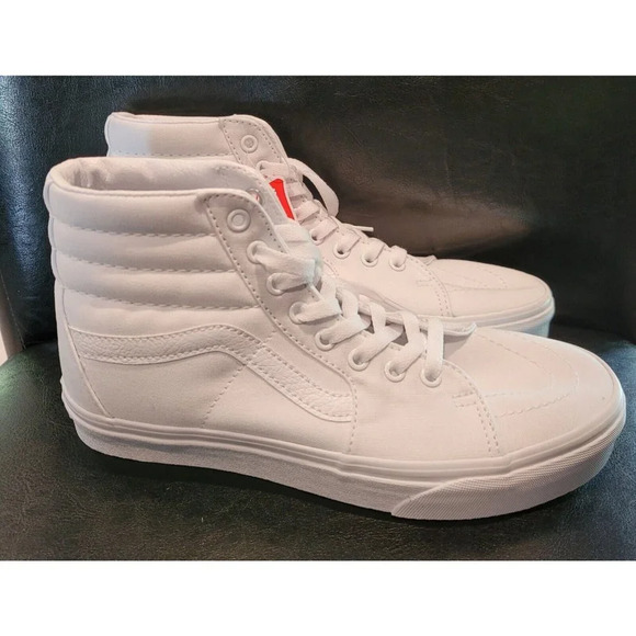 Vans SK8-HI VN000D5I00 True White Skateboarding Men 7.5 Women's 9 - Brand New - Picture 5 of 10